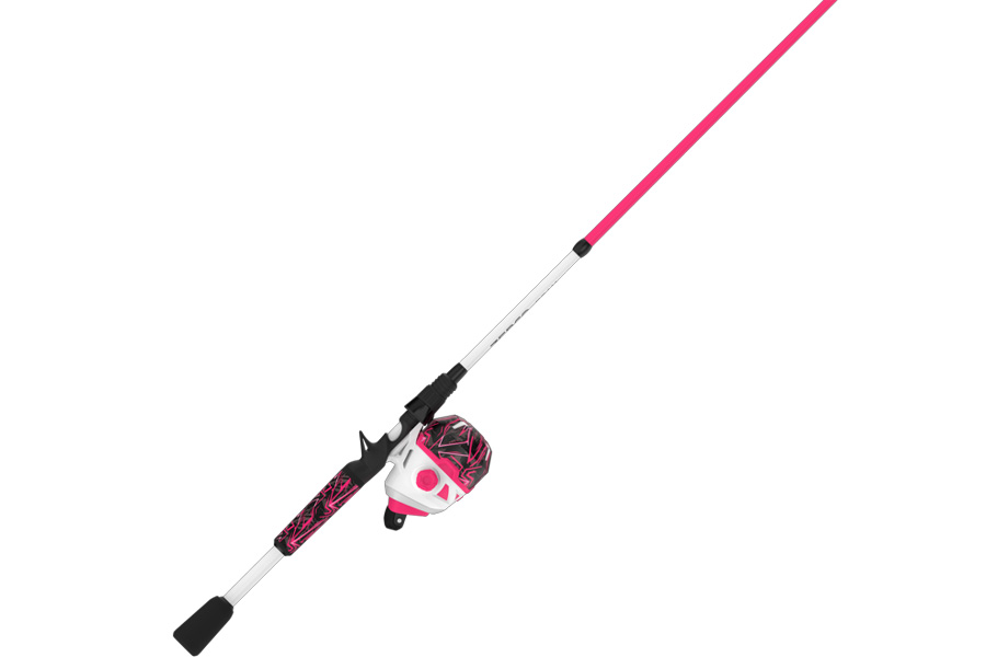 ZEBCO Roam Pink 6 Foot 2 Pack Medium Spincast Combo